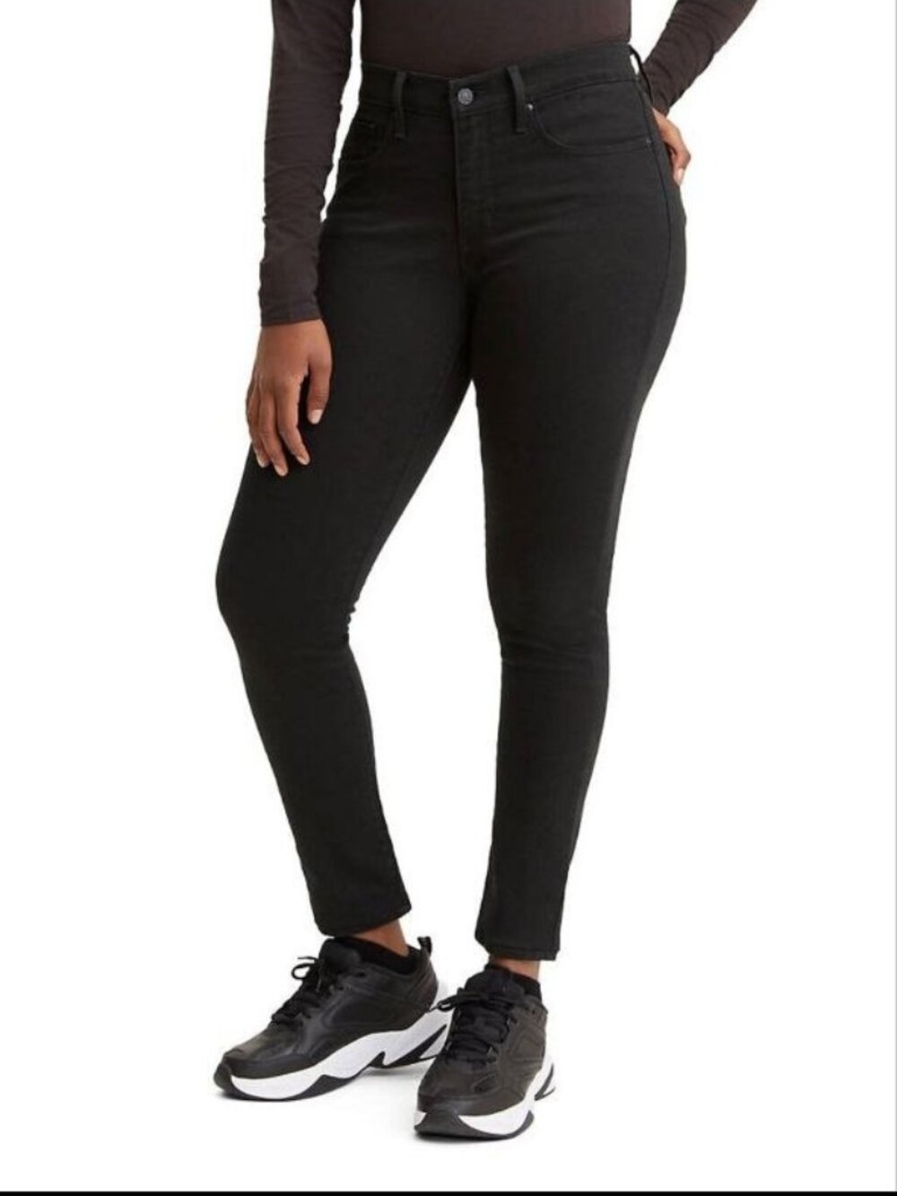 $69 Levi's 311 Shaping Skinny Hyper soft Soft Black - Picture 1 of 5